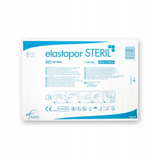 STERILNÝ OBLIEK ELASTOPOR STERIL 8cmx10cm 30 ks