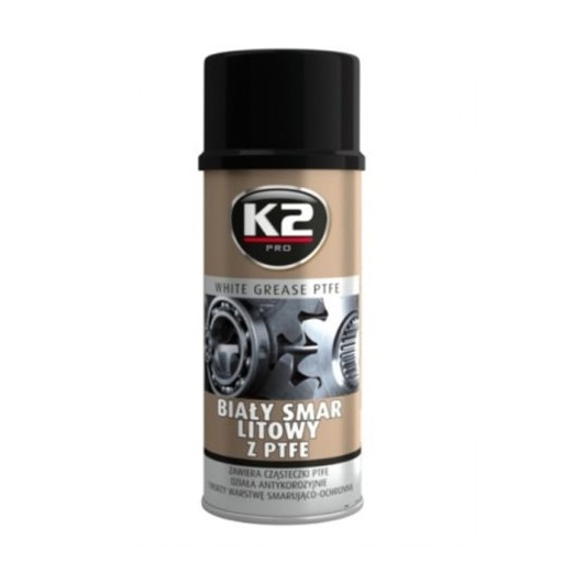 K-2 BIELY LÍTIOVÝ TUK S PTFE TEFlon 400ML