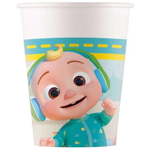 COCOMELON papierové poháre LICENČNÉ poháre 200 ml