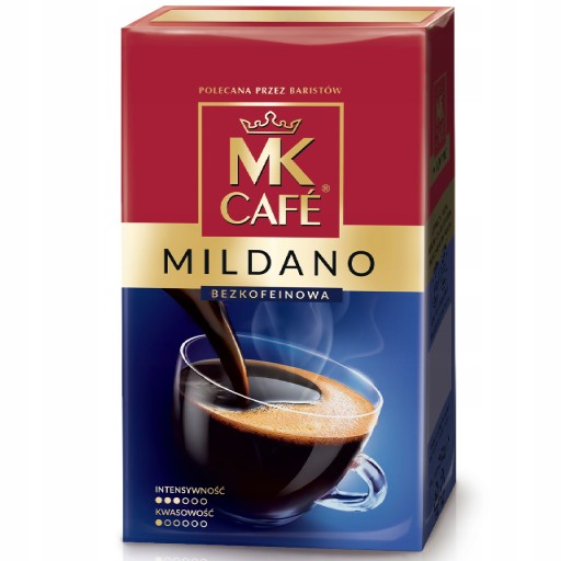 Bezkofeínová mletá káva MK Cafe Mildano 250 g