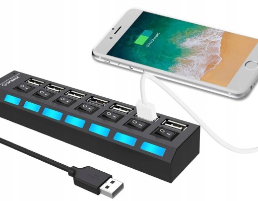 USB HUB SPLITTER 7 PORTOV USB 2.0 SPLITTER