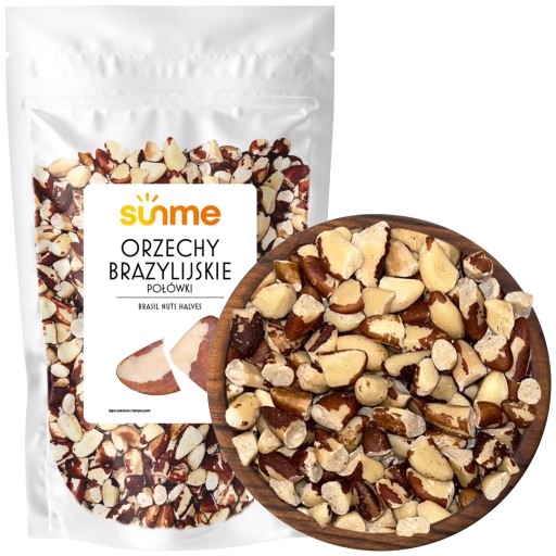BRAZÍLIA ORECHY 500g Čerstvé drvené POLOVINY BRAZÍLISKÝCH ORECHOV
