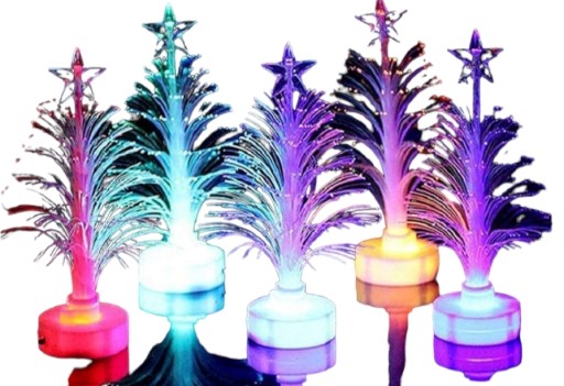 LED vložka na vianočný stromček, LED vložka na vianočný stromček na sviečky, 14,5 cm, viacfarebné LED diódy