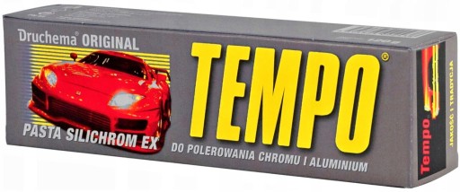 TEMPO SIVÁ LEŠTIACA PASTA NA LEŠTENIE HLINÍKA CHROMA VYSOKÝ LESK