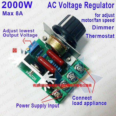 Modul regulátora výkonu AC 230V 2000W max 2kW