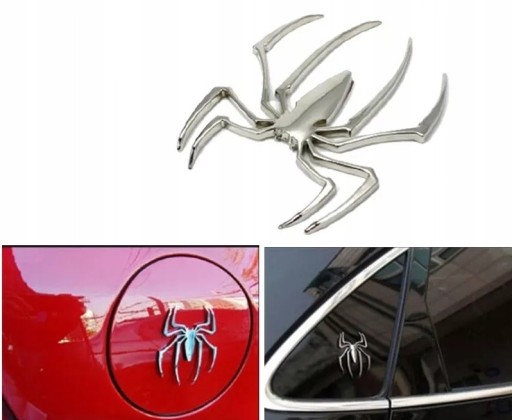 3D Spider Man Emblem Spider Tuning Chrome Tuning