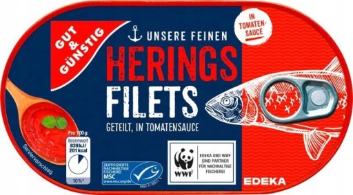 G&G Filety zo sleďov Filety Tomatencreme 200g