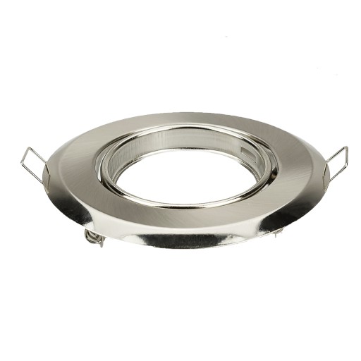 LED SET GU10 6W halogénová SATÉNOVÁ okrúhla LAMPA