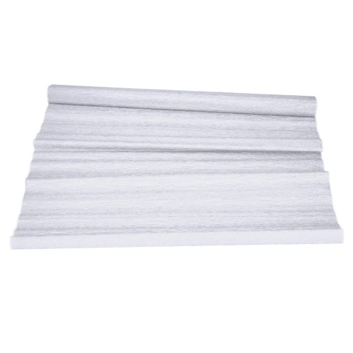 Hodvábny papier strieborný krčený papier DIY 200x50cm