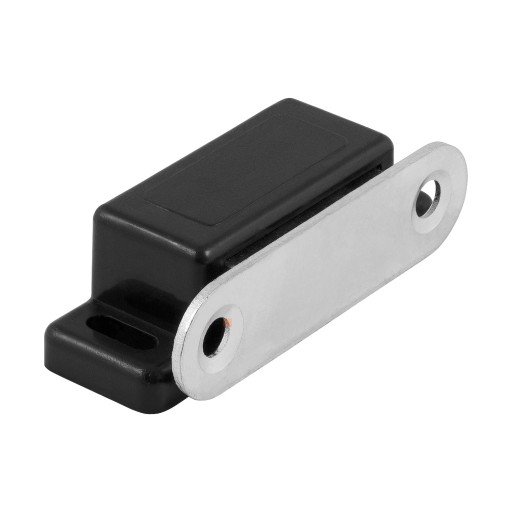 Magnetický zámok Západka na nábytok čierna - 4 ks