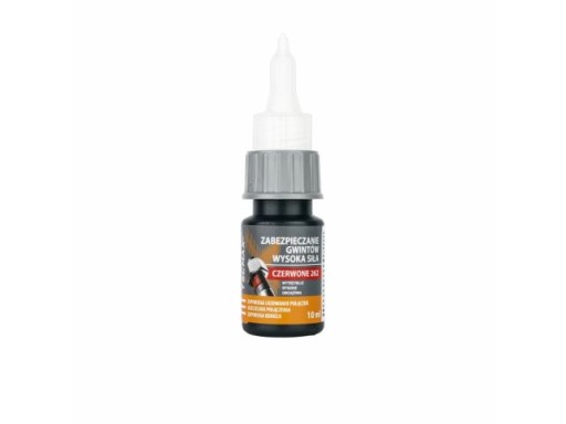 TECMAXX- Lepidlo na závity červené - Permanentné 10 ml voľne ložené