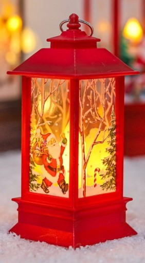 LAMPIÓN LAMPIÓN SANTA CLAUS ADVENT VIANOČNÝ ADVENT LED RORÁTY DEKORATÍVNE