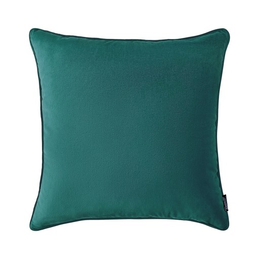 Dekoračná obliečka na vankúš 45x45 zamat zamat Lush petrol