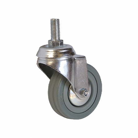 OTOČNÉ KOLESO GUMOVÉ KOLESÁ OTOČNÉ KOLESO 50MM 25KG SHANK M10