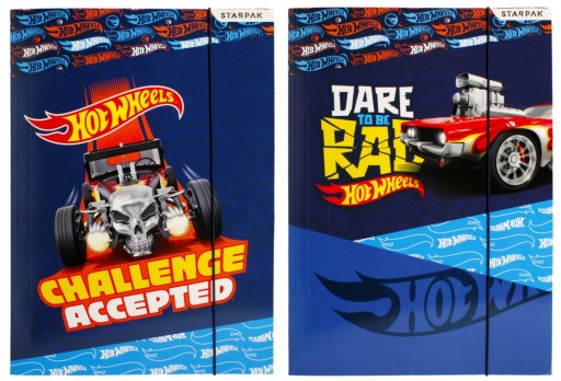 A4 Hot Wheels skladačka s gumičkou