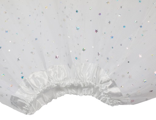 # TYLOVÁ SUKŇA TUTU SUKŇA 30cm BIELA s HVIEZDAMI