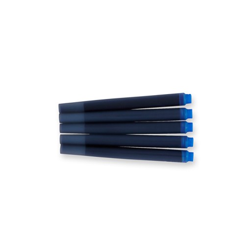 Modré perá PARKER QUINK 5 ks