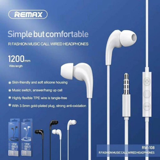 SLÚCHADLÁ REMAX čierne