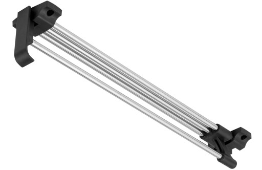 Závesný vešiak, výsuvný na šatníkovú skriňu, chróm, L-250 mm - AM003 AMIX