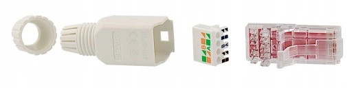 Zástrčka RJ45 Konektor RJ-45 Cat 6 RJ zadarmo pre UTP LAN kábel Twisted RJ