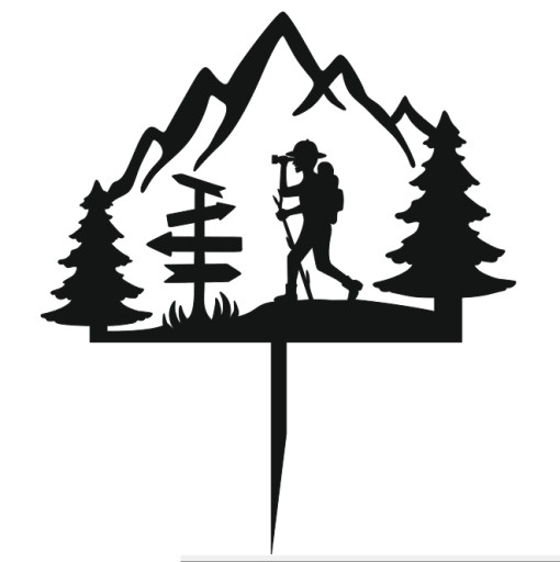 Mountains Topper Traveller, milovník horolezectva PLEXI