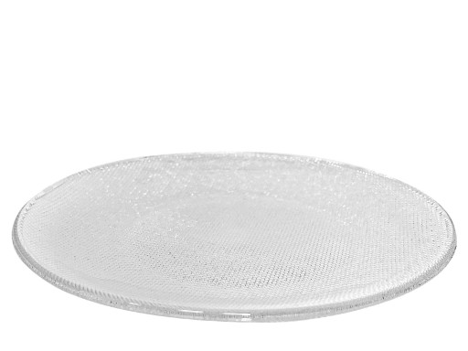 Sklenený tanier, ozdobný tanier, 20 cm, bodky