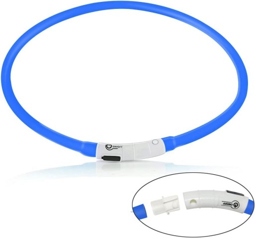SVIETIACI LED GOLIER PRE PSA NASTAVITEĽNÝ USB 70cm ČERVENÝ
