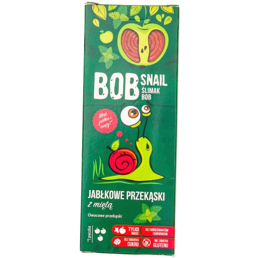 Bob Slimák Snack Jablko Mint 30g
