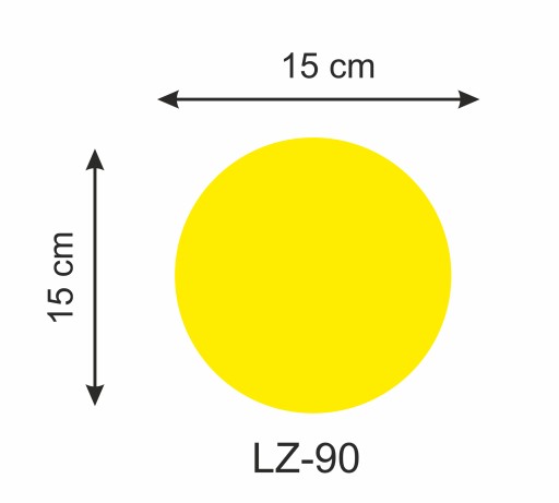 Kruh Akryl ZRKADLO 15x15 cm LZ-90
