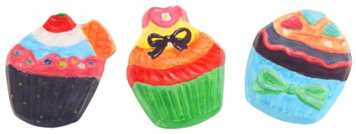 Umelecká súprava Kreatívne sadrové odliatky Cupcakes Muffiny na maľovanie