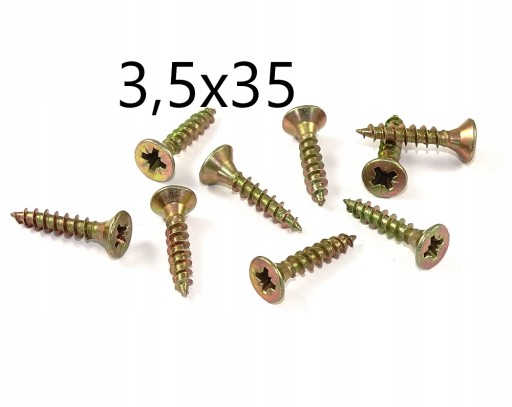 Skrutka do tvrdeného dreva 3,5x35 (200 ks)