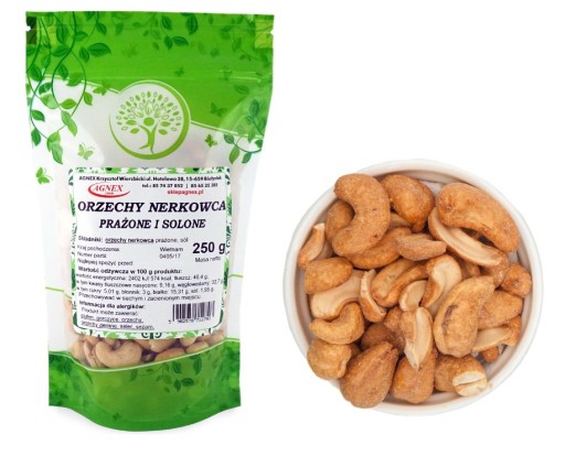 KEŠU ORIECHY PRAŽENÉ, MALÉ SOLENÉ, 250g