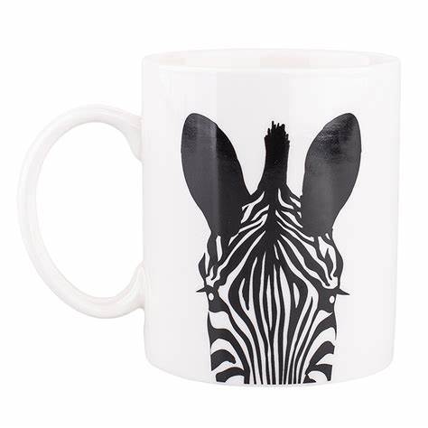ZEBRA DARČEKOVÝ HRNÍČEK S DEKORACIOU NA DNE 300ml HRNÍČEK V KRABIČKE