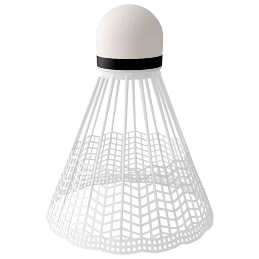 Sada 3x nylonových badmintonových loptičiek LED Set Solid