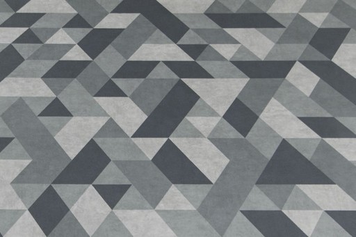 šírka 2 m ŠEDÝ GRAFIT GEOMETRICKÝ KOBEREC PVC HMOTA ROMMBUS