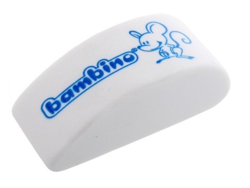Bambino školská guma na myši na mazanie