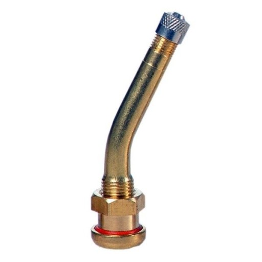 Ventilový ventil pre nákladné auto V3.20.5, bezdušový, 9,7 mm, ohnutý, ohnutý, kovový