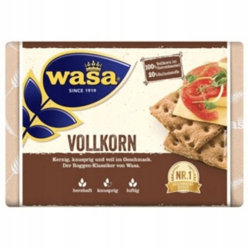 WASA Vollkorn chrumkavý chlieb 260g