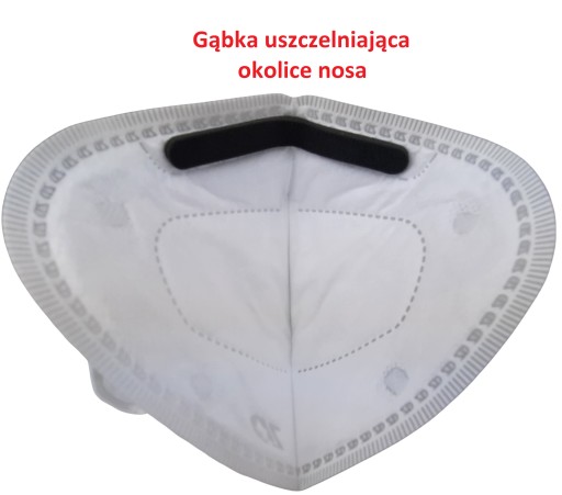 NASTAVITEĽNÁ MASKA FFP2 CE OCHRANNÁ MASKA 20 ks