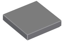 LEGO 3068b dlaždice 2x2 DBG tmavosivá 10 ks