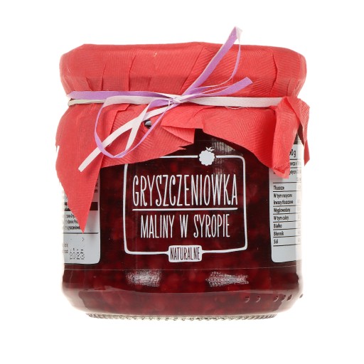 Maliny v sirupe 190 g Gryszczeniówka