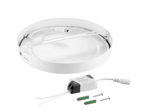 LED panelové svietidlo 12W 4000K neutrálne okrúhle stropné stropné svietidlo