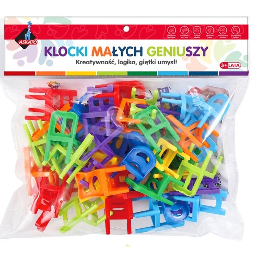 102146 BLOKOVANIE MALÝCH GENIÁLNYCH STOLIČEK 40 ELEMENTOV