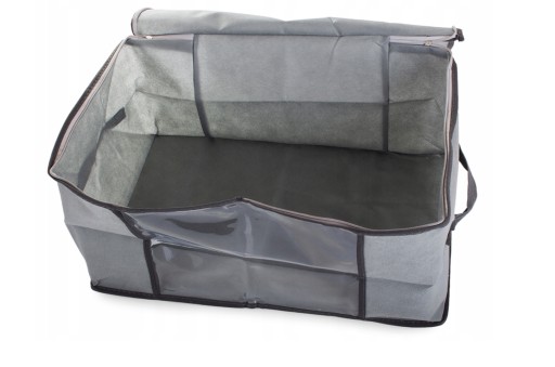 Priestranný box, veľký organizér na uloženie posteľnej bielizne, 45x30x20