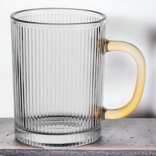 Florina Firenza Sun sklenený hrnček na kávu a čaj 350 ml
