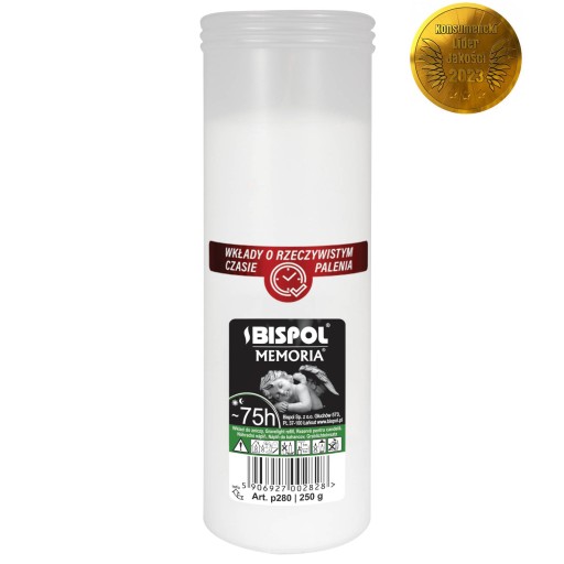 celosezónne parafínové vložky p280 75h výška 18 cm PL 1x vložka