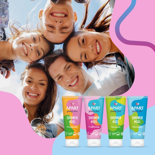 Sprchový gél APART Young Care Blue Lagoon 200ml