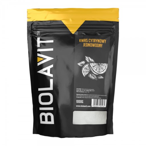 Kyselina citrónová 1 kg Biolavit