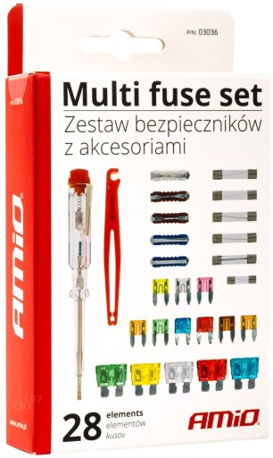 Šikovná súprava poistiek + TESTER + CHAPAČ