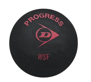 DUNLOP PROGRESS SQUASH LOPTA 1 ČERVENÁ BODKA
